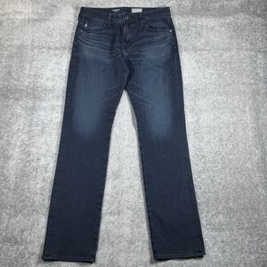 AG Adriano Goldschmied Jeans Men's 32x34 Blue Denim The Graduate Tailored Leg